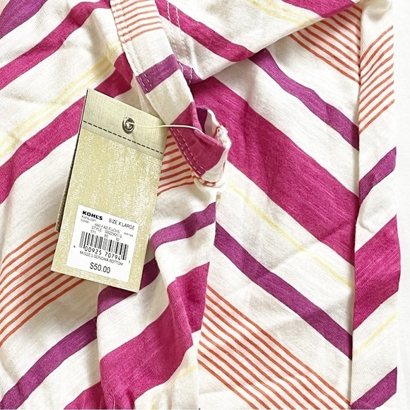 ✨NEW!✨ SONOMA Women’s Fuchsia Striped Maxi Dress - X-Large - Picture 8 of 10